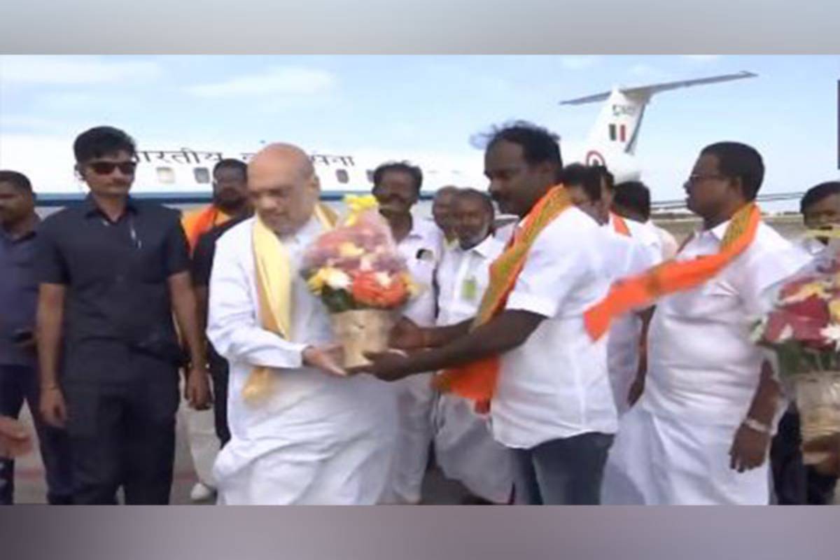 Amit Shah arrives in Madurai, set to flag off BJP padyatra in Tamil Nadu’s Rameswaram