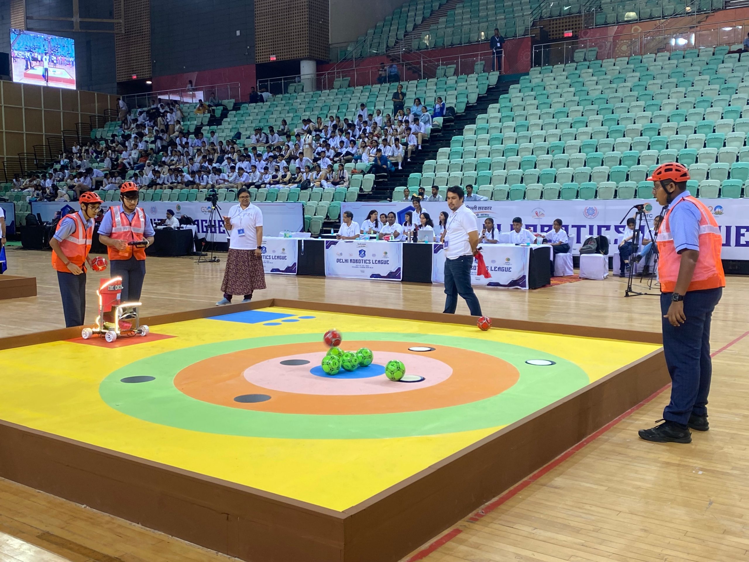 Delhi Robotics League Makes Spectacular Debut, AI in Focus