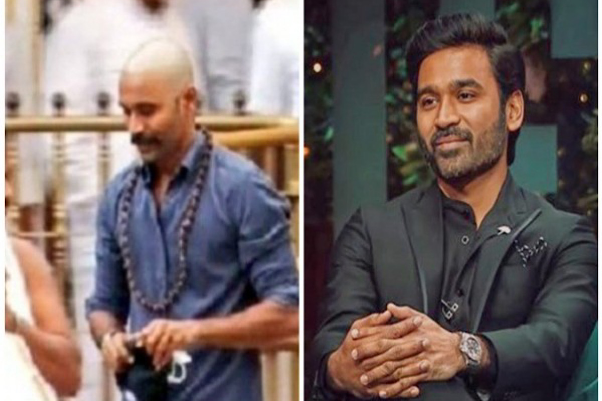 Dhanush spotted in bald look at Tirupati Balaji Temple