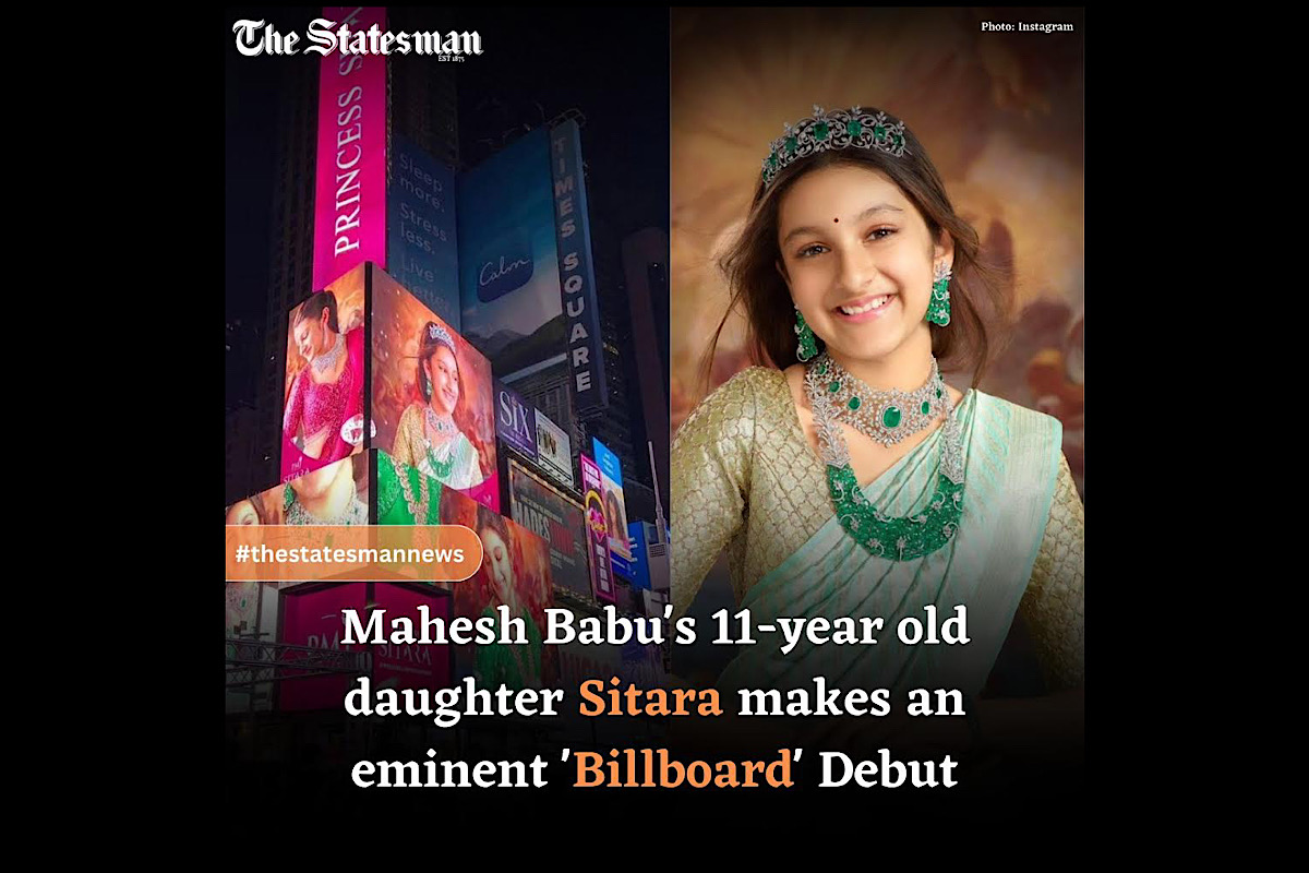 Who is Sitara, the Indian star kid on New York’s Time Square?