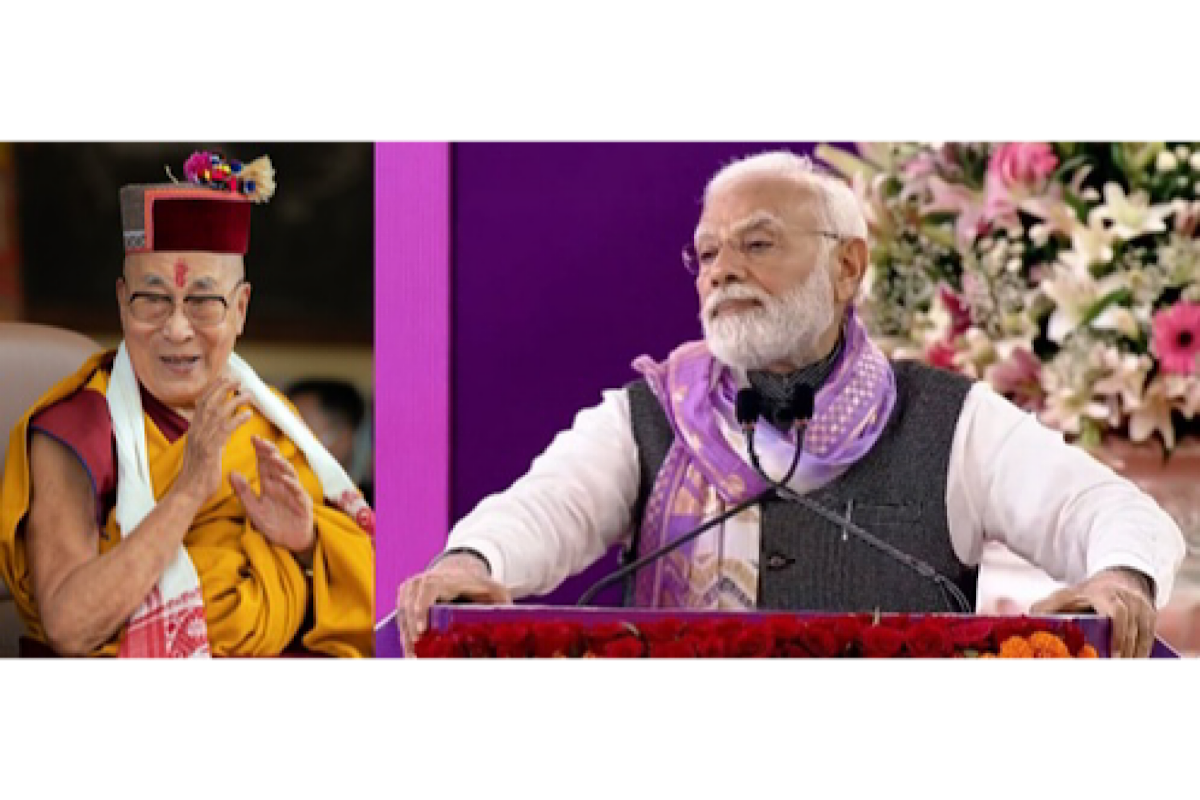 Dalai Lama greets PM Modi on his 73rd birthday