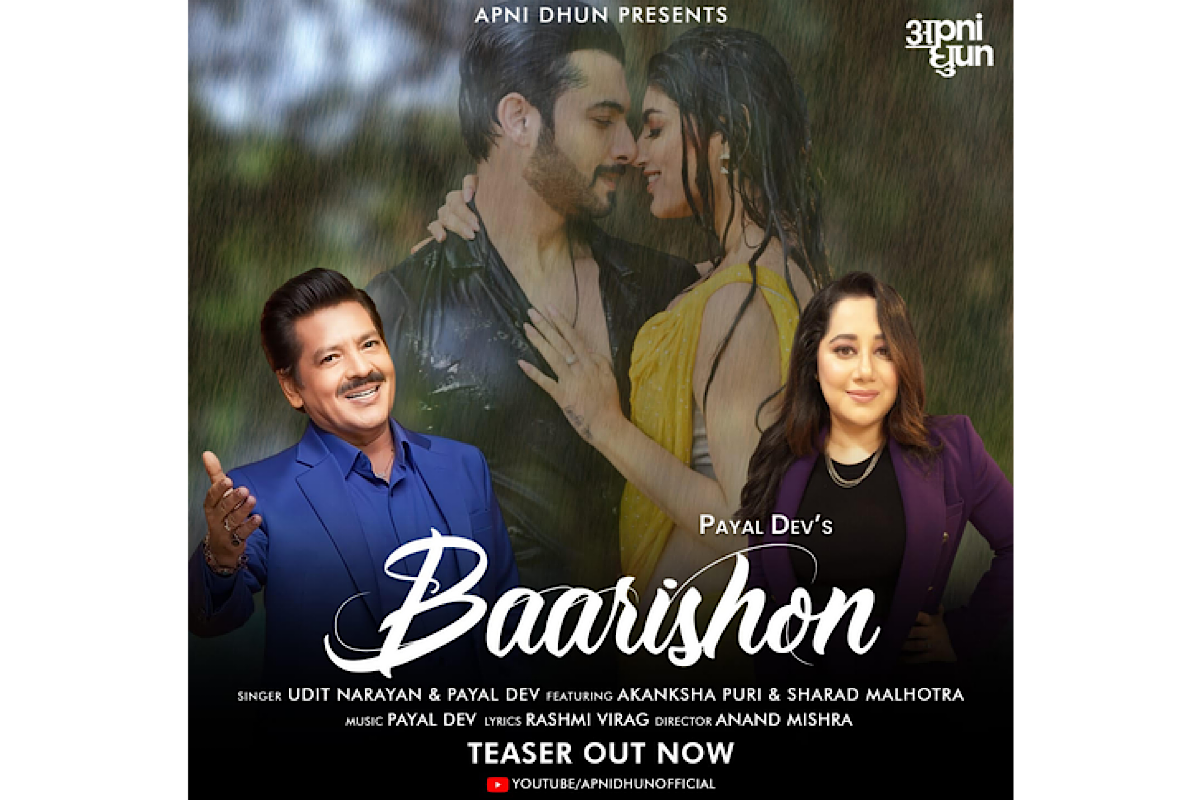 Payal Dev set to collaborate with Udit Narayan for new monsoon track ‘Baarishon’