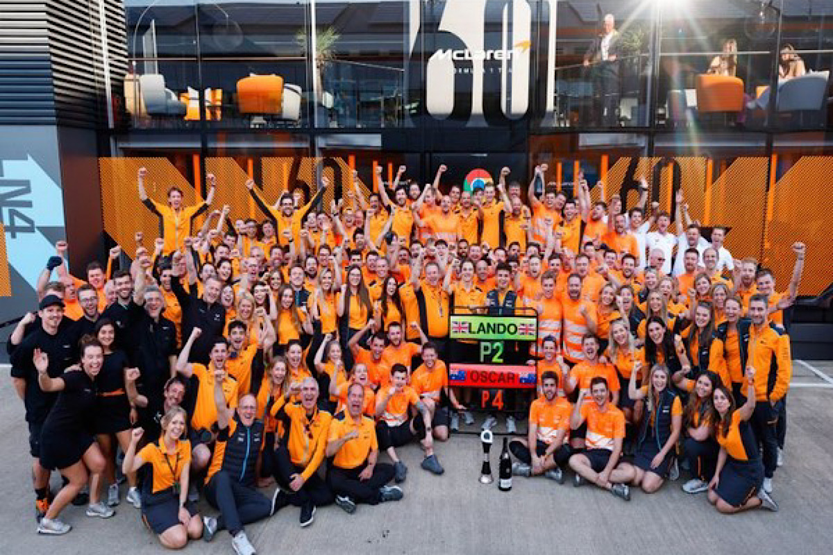 McLaren F1 team reacts to their incredible performance at British Grand Prix