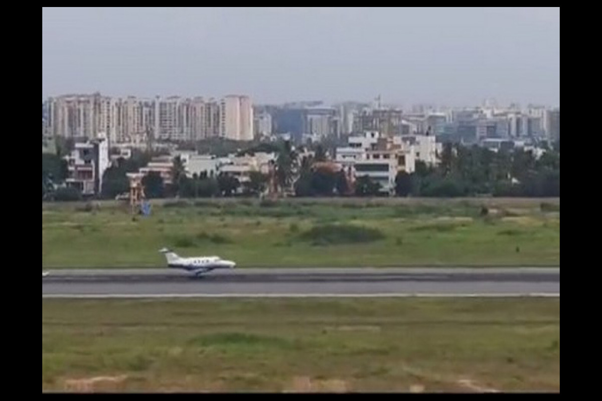 Bengaluru: Aircraft makes emergency landing at HAL airport after glitch with nose landing gear