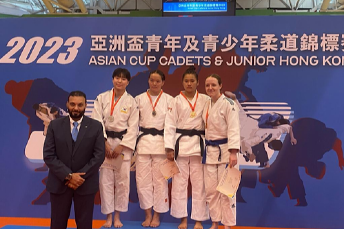 Olivia wins gold, Linthoi Chanambam bags silver in Cadets and Junior Asian Cup judo championship
