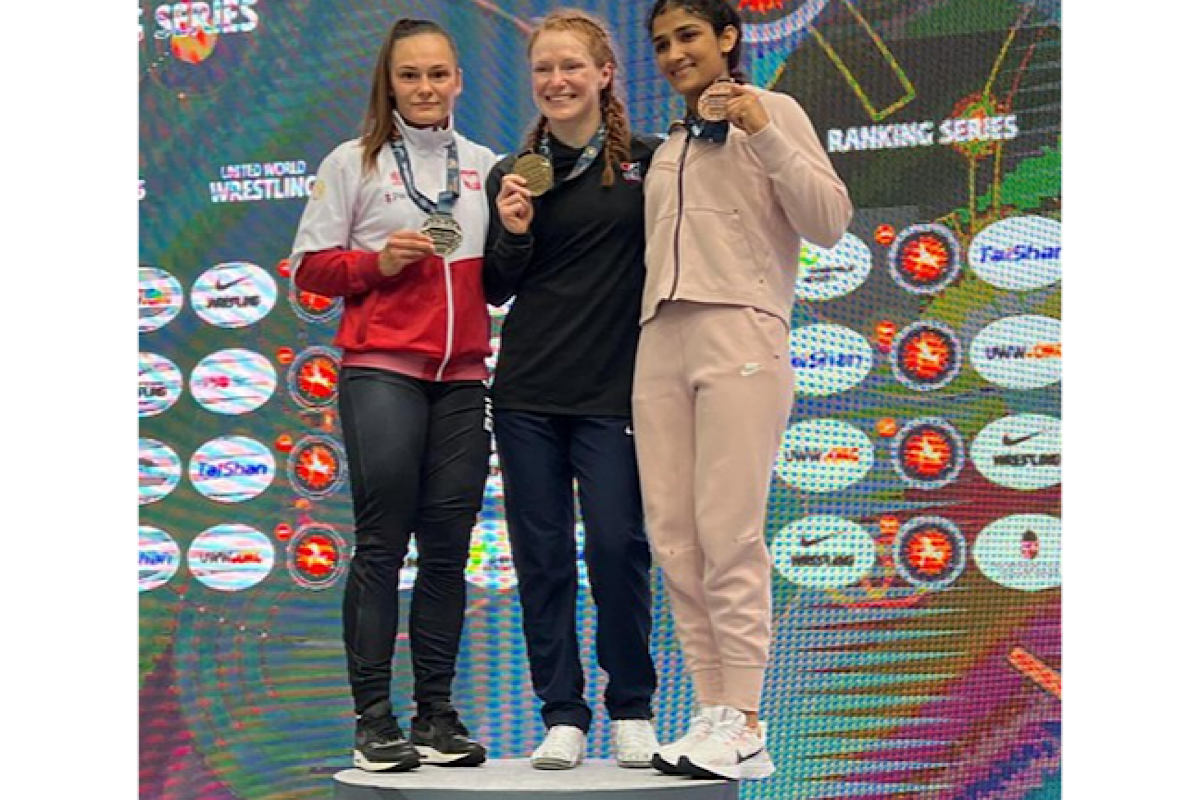 Wrestling: Sangeeta Phogat wins bronze medal in Hungary Ranking Series