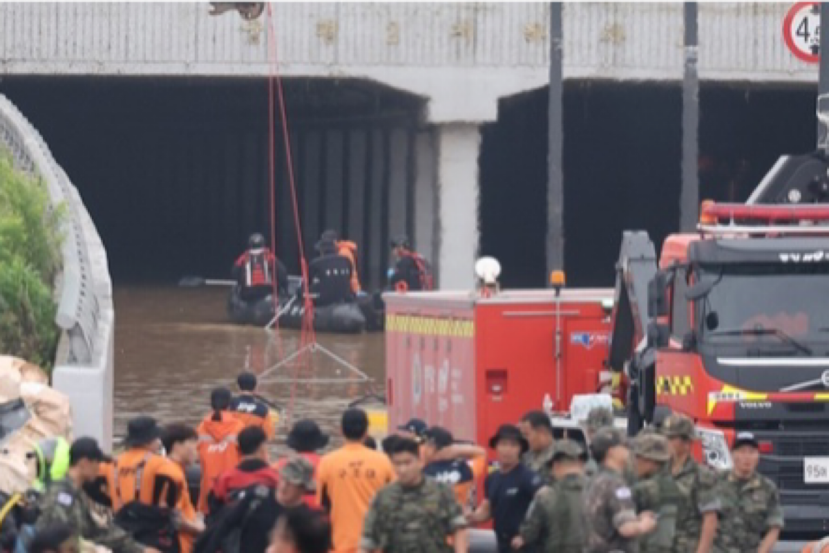 S.Korea: Recent downpours leave at least 49 dead or missing