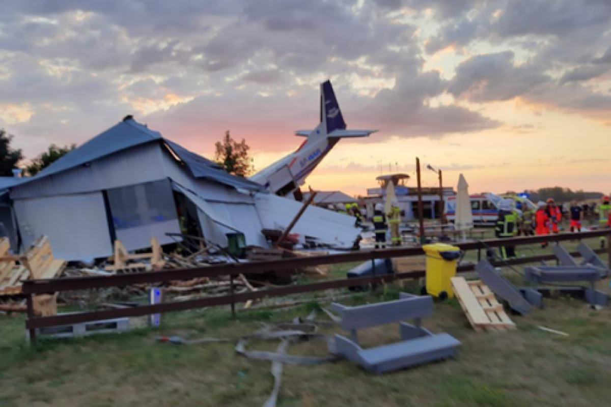5 killed as light aircraft crashes into hangar in Poland