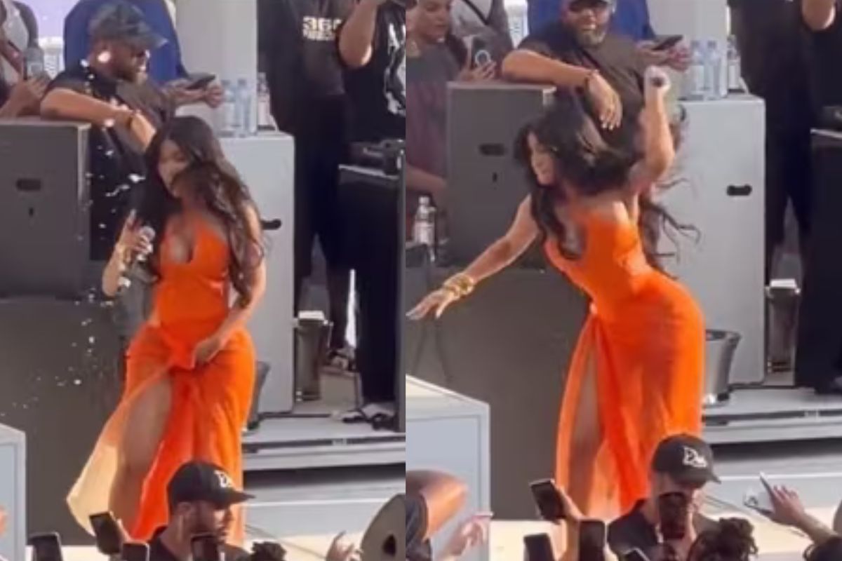 Cardi B throws microphone at fan during her performance, here is why