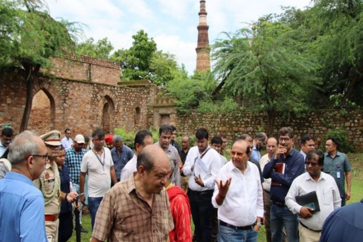 Delhi LG visits Mehrauli Archaeological Park, Sanjay Van to take stock of restoration works