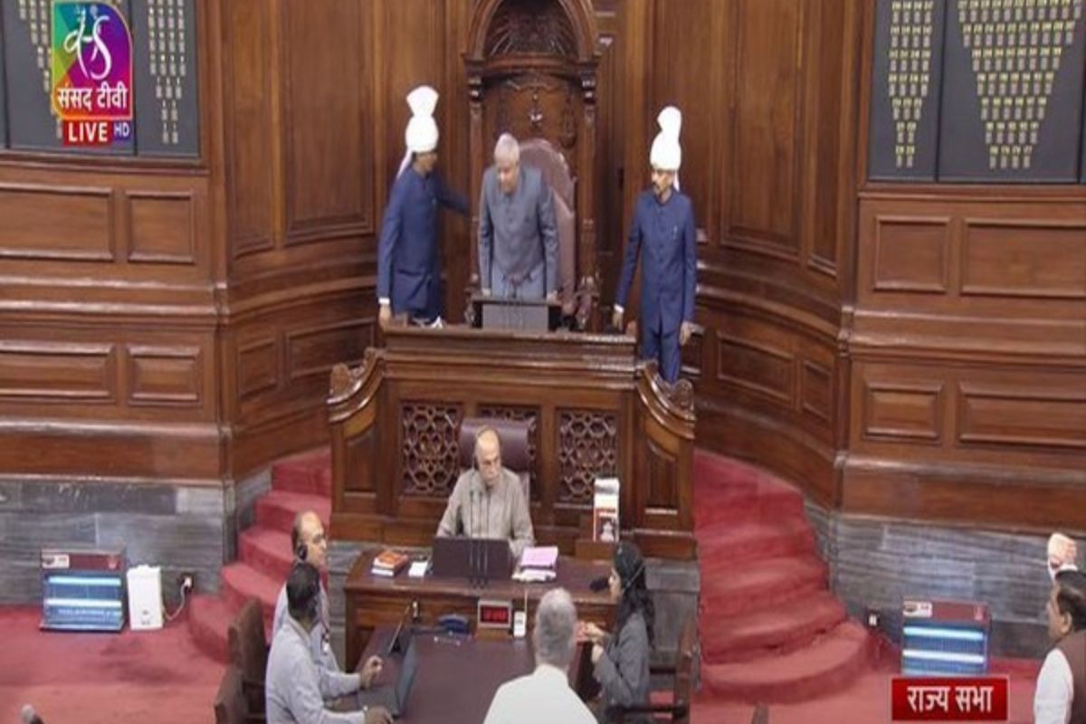 Rajya Sabha adjourned till 2 pm amid din over demand for discussion on Manipur situation