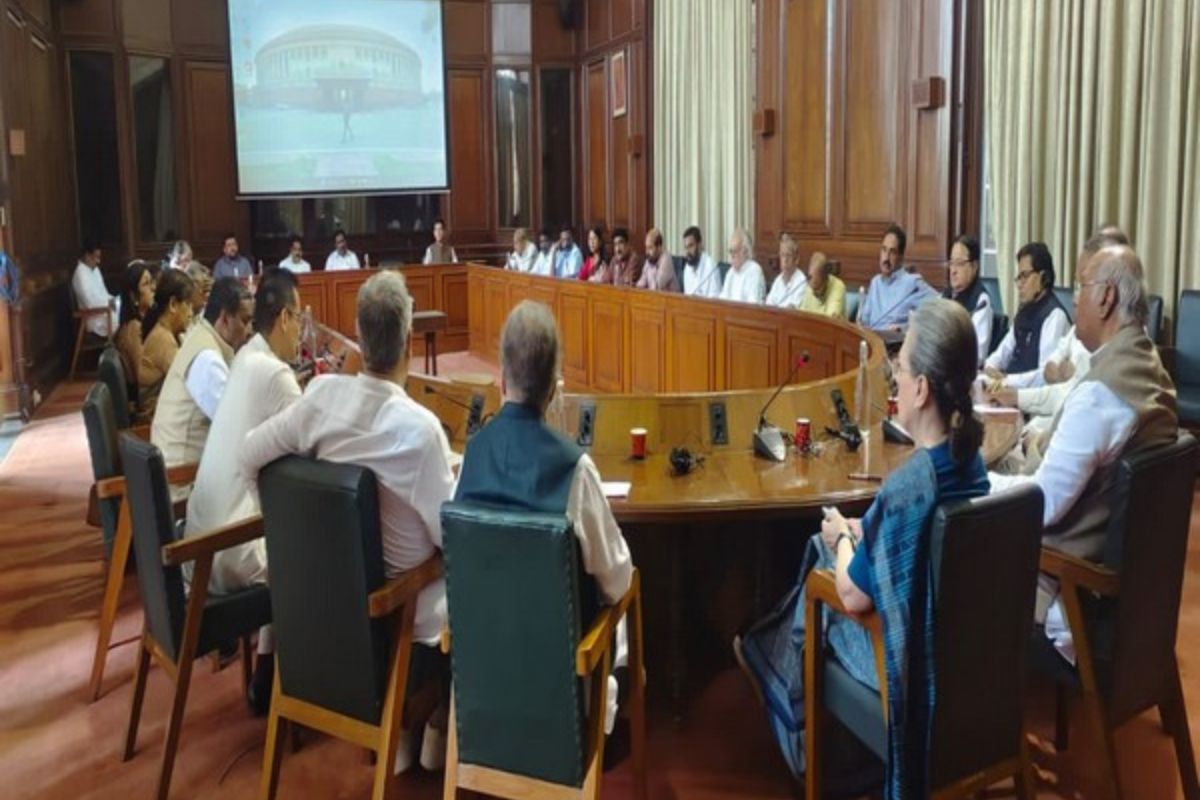 Opposition MPs brief INDIA floor leaders in Parliament on Manipur situation