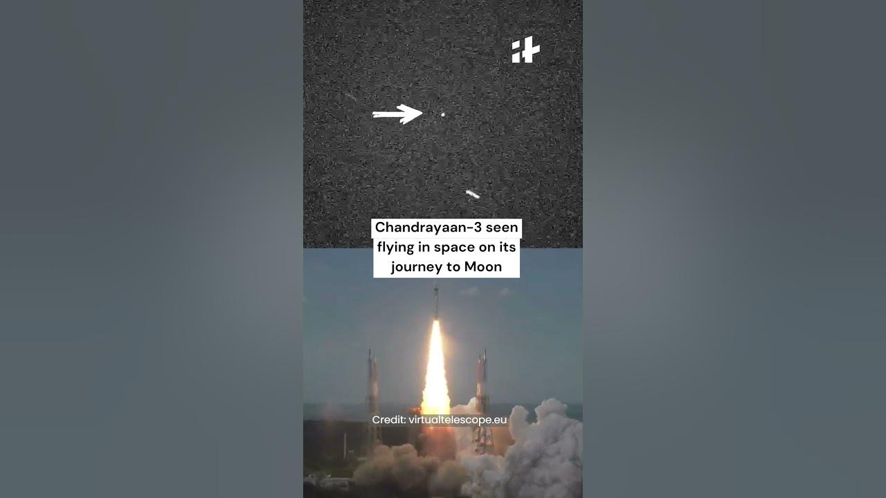How Chandrayaan-3 looks like in space on its journey to Moon
