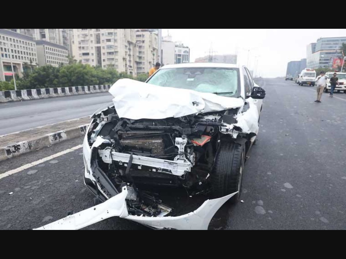 What led to the Jaguar accident in Gujarat by Tathya Patel?