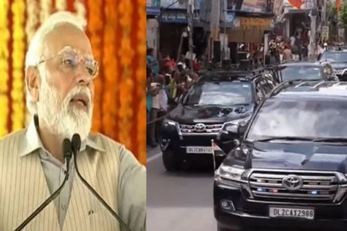 Telangana: After hitting out at BRS, Congress, PM Modi holds mega roadshow in Warangal