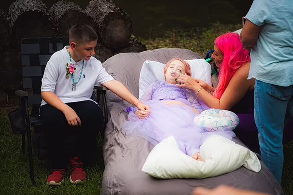 10-year-old Emma Edwards marries boyfriend Daniel Junior days before she dies of leukemia