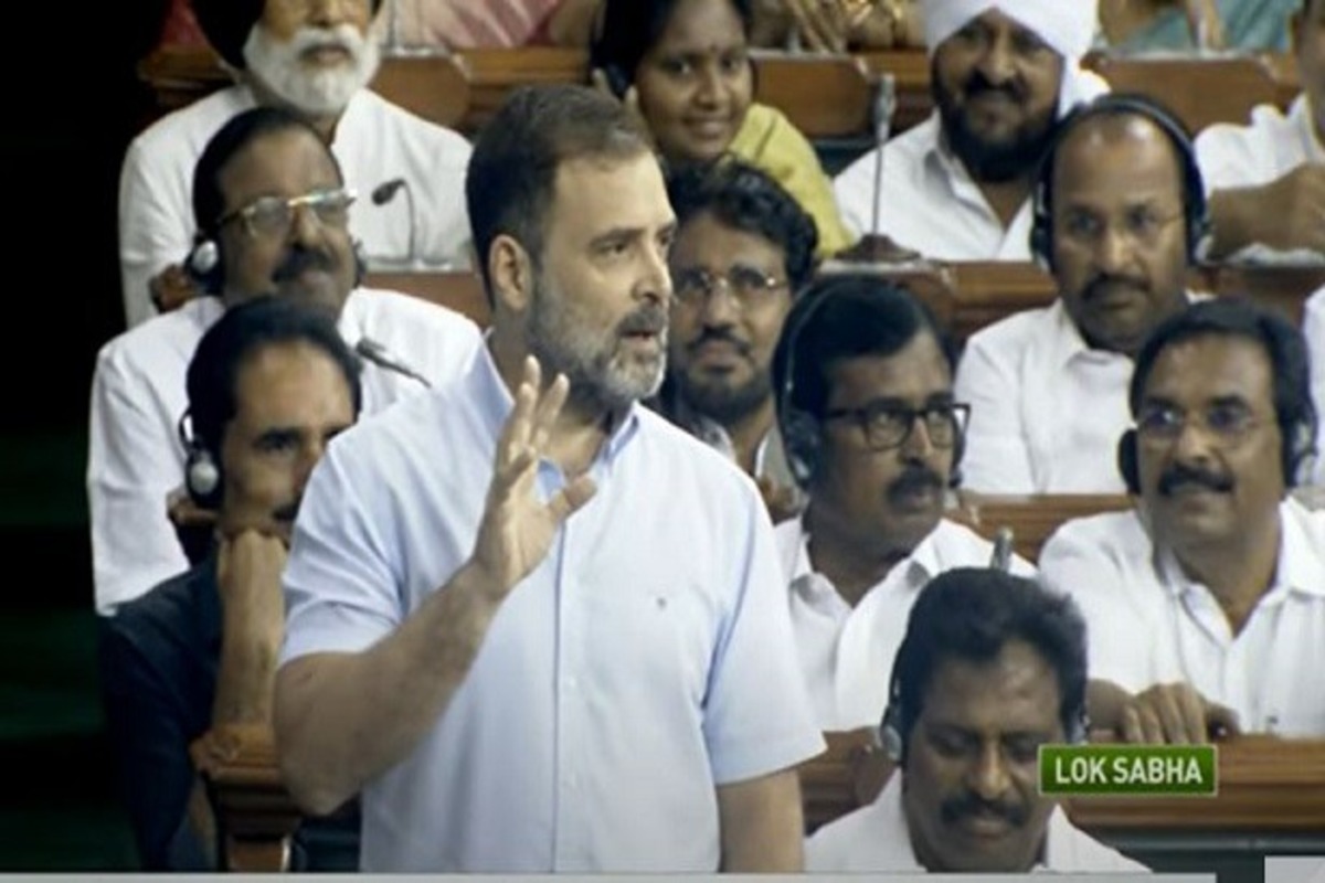 “Bharat Mata ki hatya aapne Manipur mein ki… you are traitor”: Rahul Gandhi attacks BJP in Lok Sabha