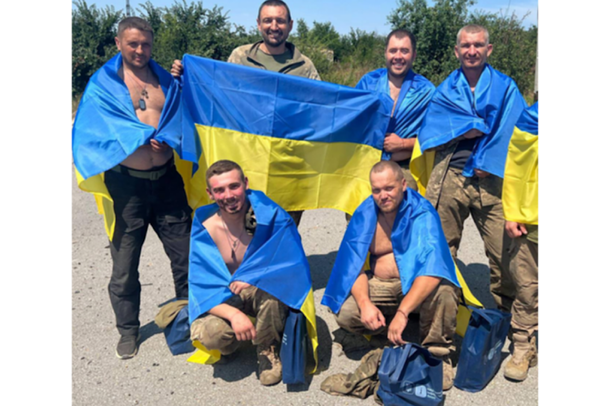 22 Ukrainian POWs released from Russia