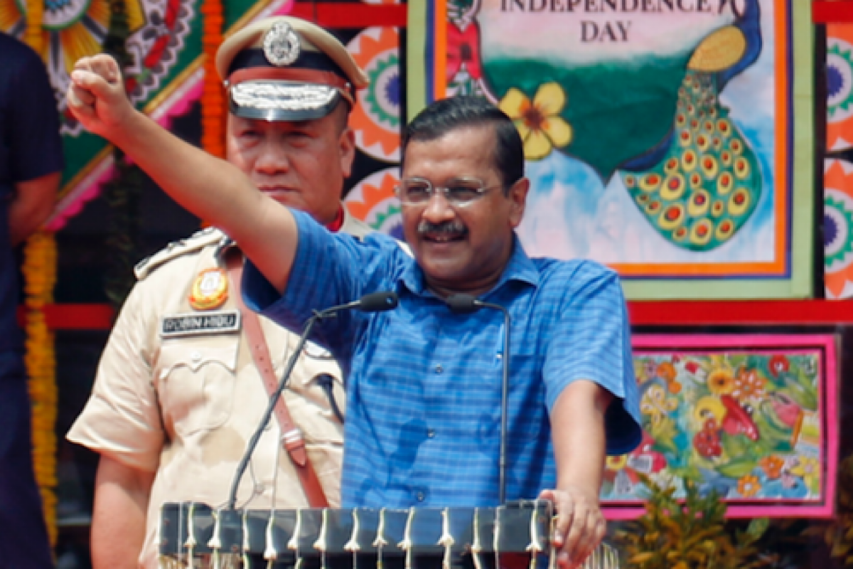 On I-Day, Kejriwal urges for peace following violence in Nuh, Manipur