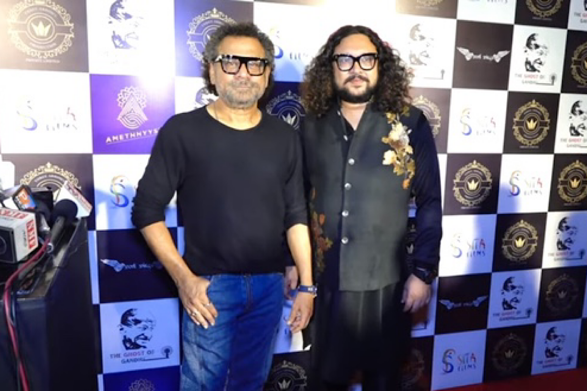 Anees Bazmee all praise for ‘The Ghost of Gandhi’ director at teaser launch