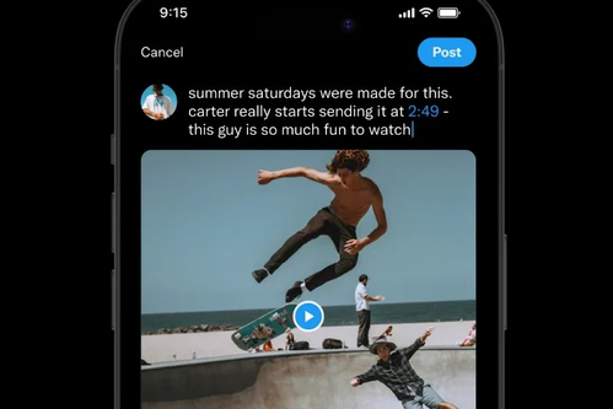 X to soon let users tag timestamps for videos