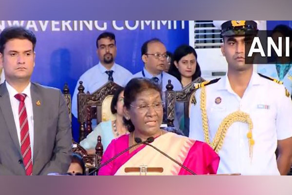 “Indian Navy to remain proactive in tackling security threats”: President Murmu after launching ‘INS Vindhyagiri’