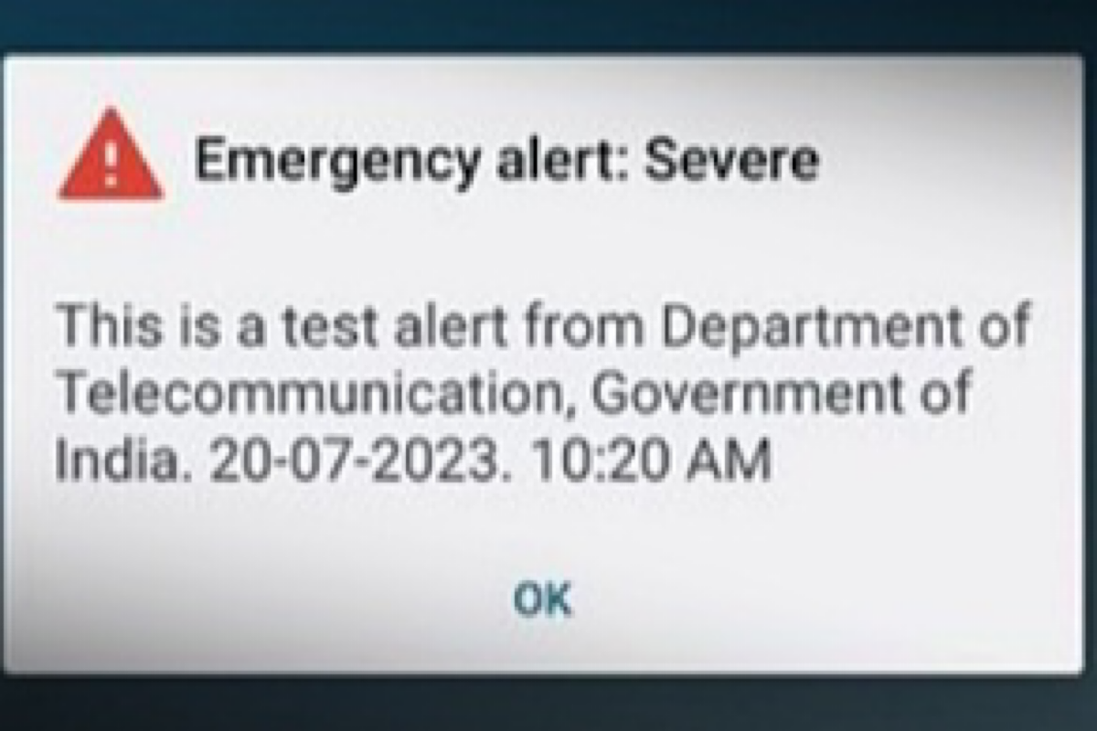 Govt tests ’emergency alert system’, sends sample message to several users