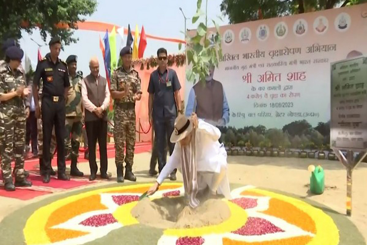 It is a Mahakumbh of Environmental Protection, we are committed to plant 5 crore trees: Union Home Minister
