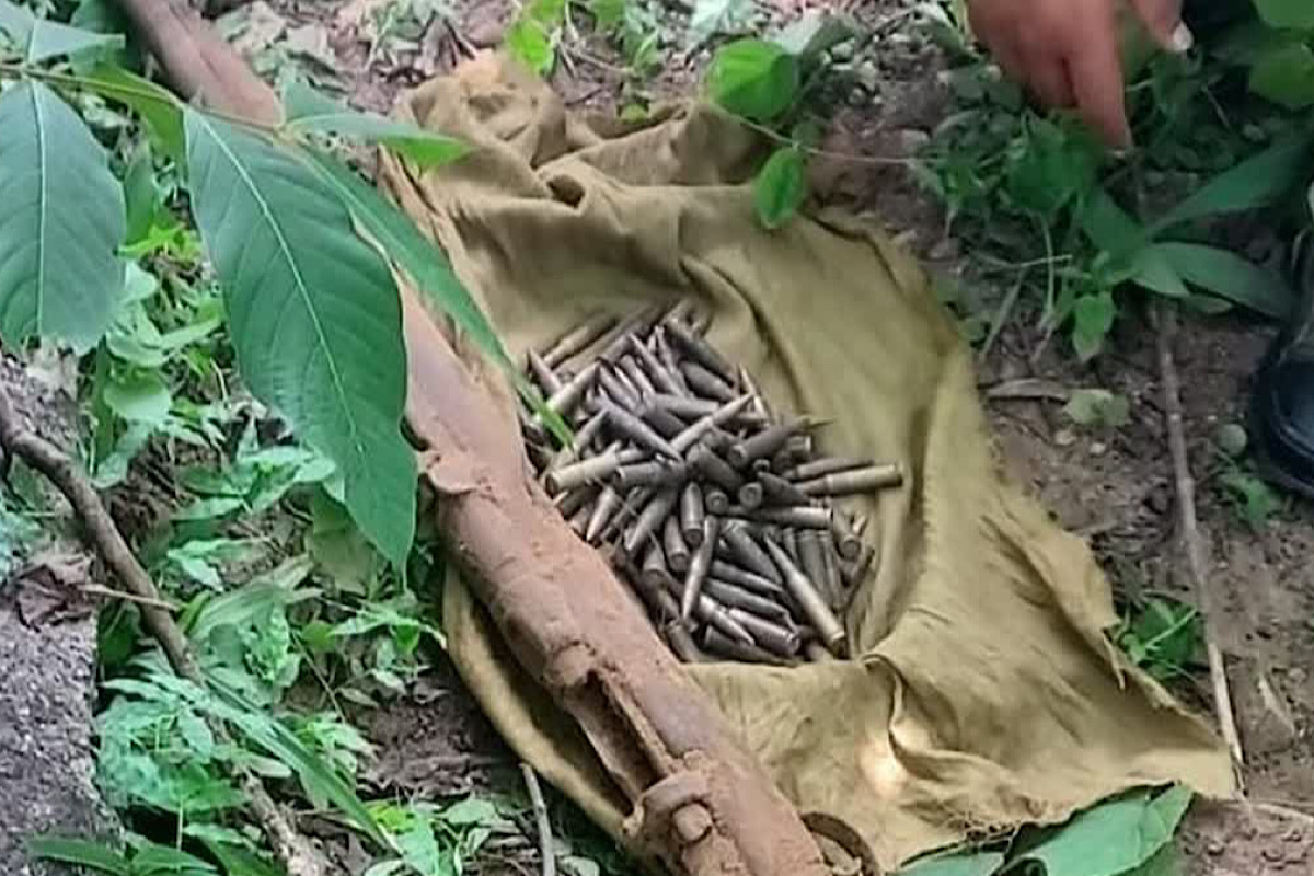 Security forces recover huge cache of arms from Bihar’s Gaya district