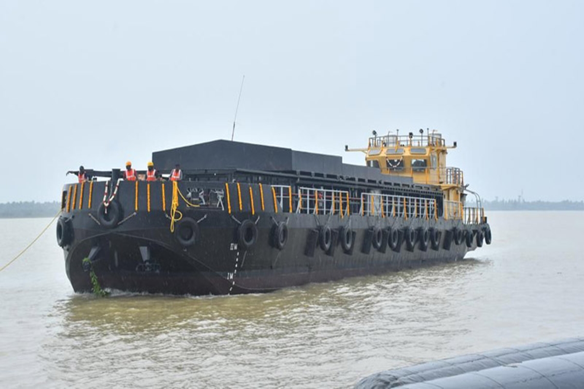 Indian Navy’s new MCA Barge under Make-in-India initiative