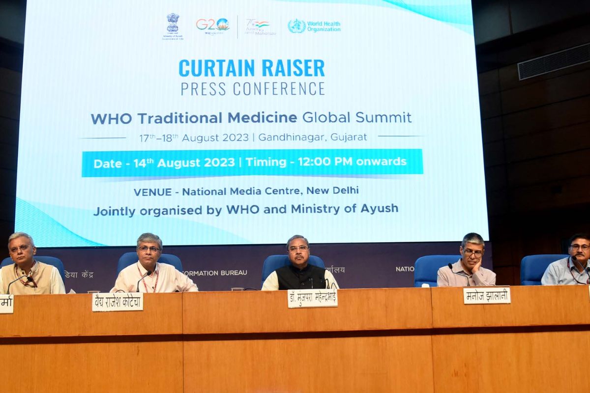 First-ever global summit on traditional medicine to be held in Gandhinagar this week