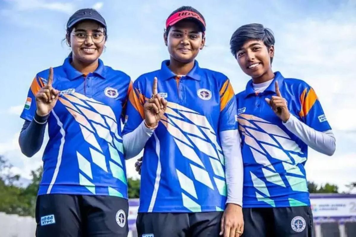India men’s and women’s compound teams win gold medals at the Archery World Cup