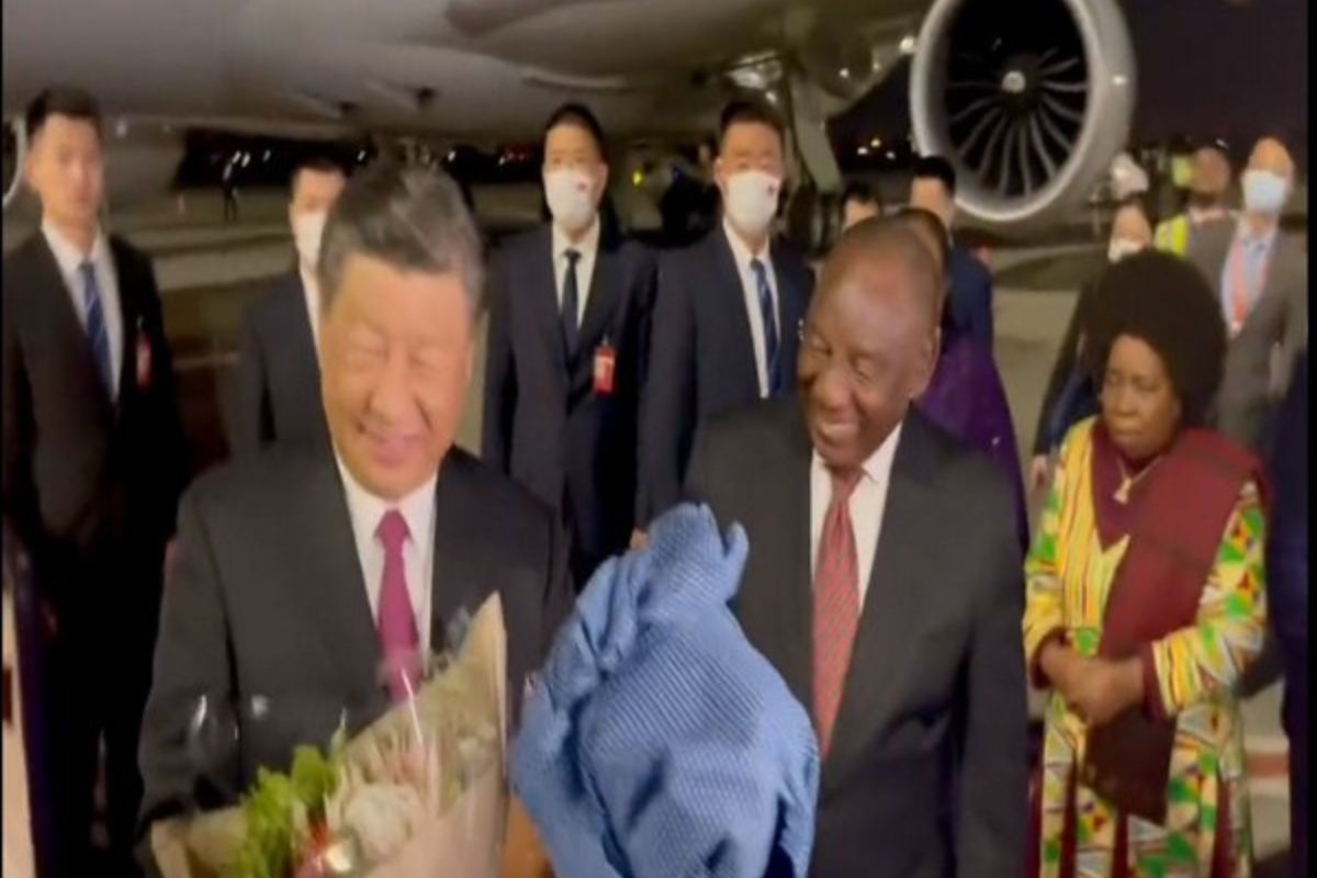 15th BRICS Summit: Chinese President Xi Jinping reaches Johannesburg