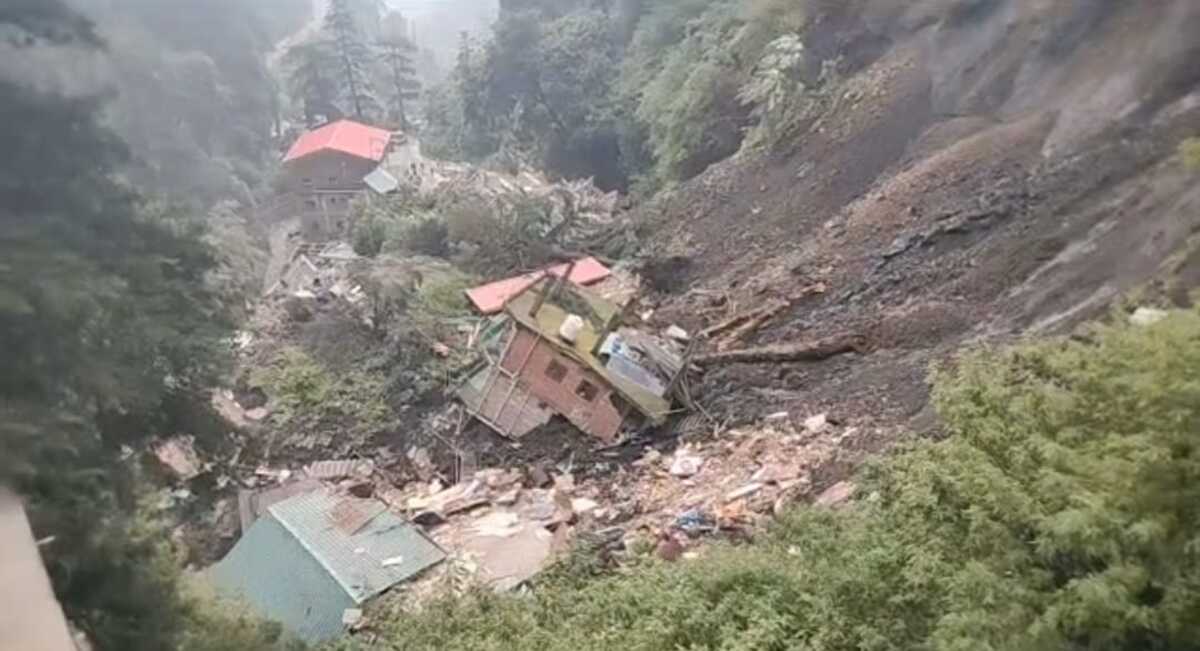 Buildings collapse at Krishna Nagar in Shimla, one body recovered
