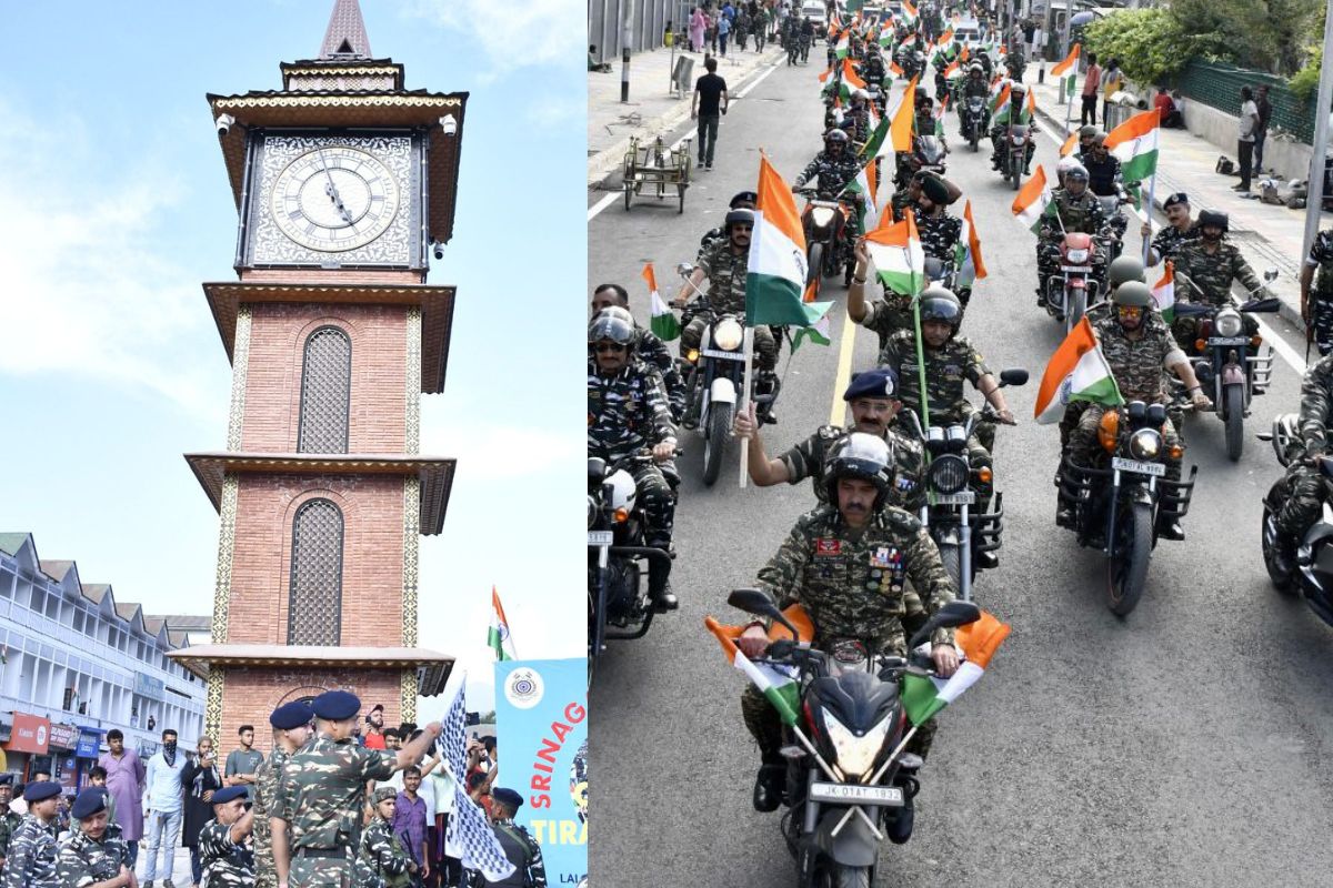 CRPF organises bike ‘Tiranga Rally” in Srinagar