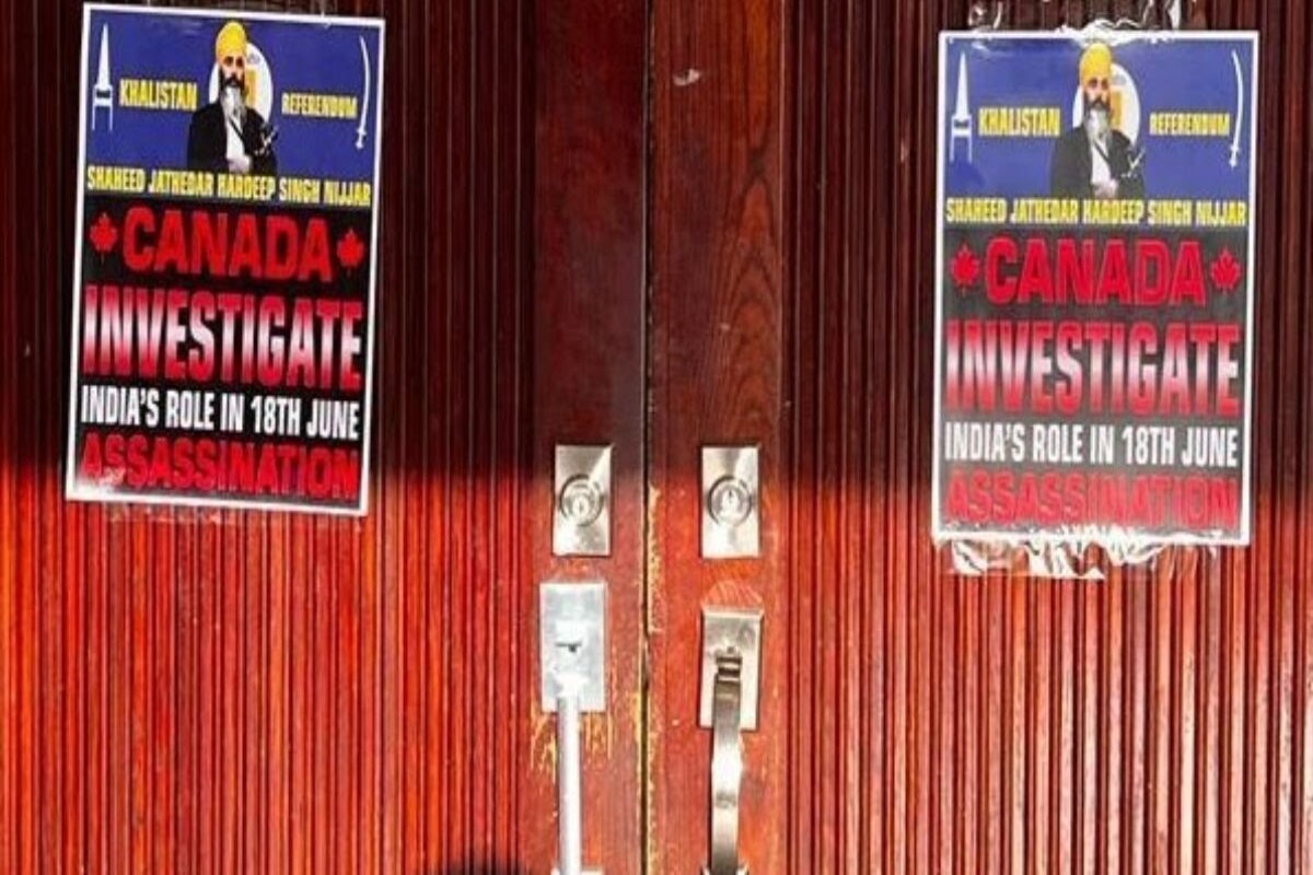 Another Hindu temple vandalised in Canada with Khalistan referendum posters