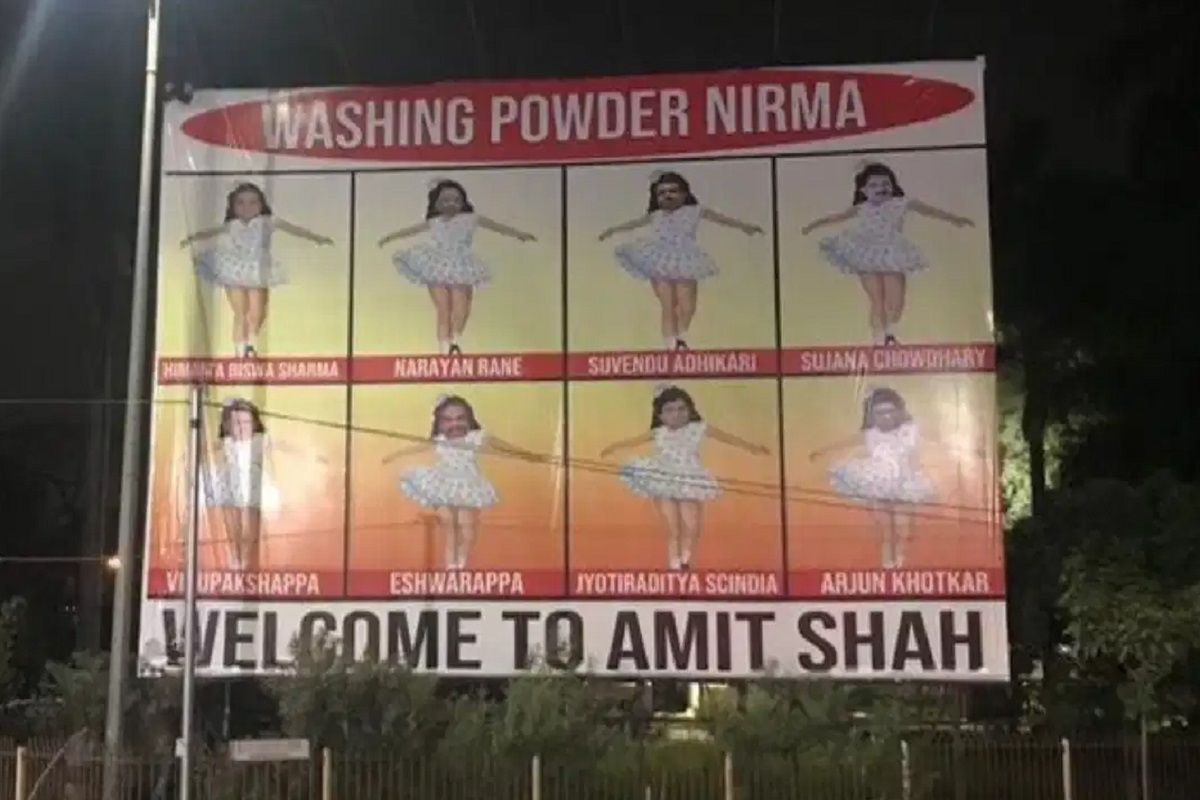 BRS unleashes poster war against Congress, BJP ahead of CWC meeting, Amit Shah visit