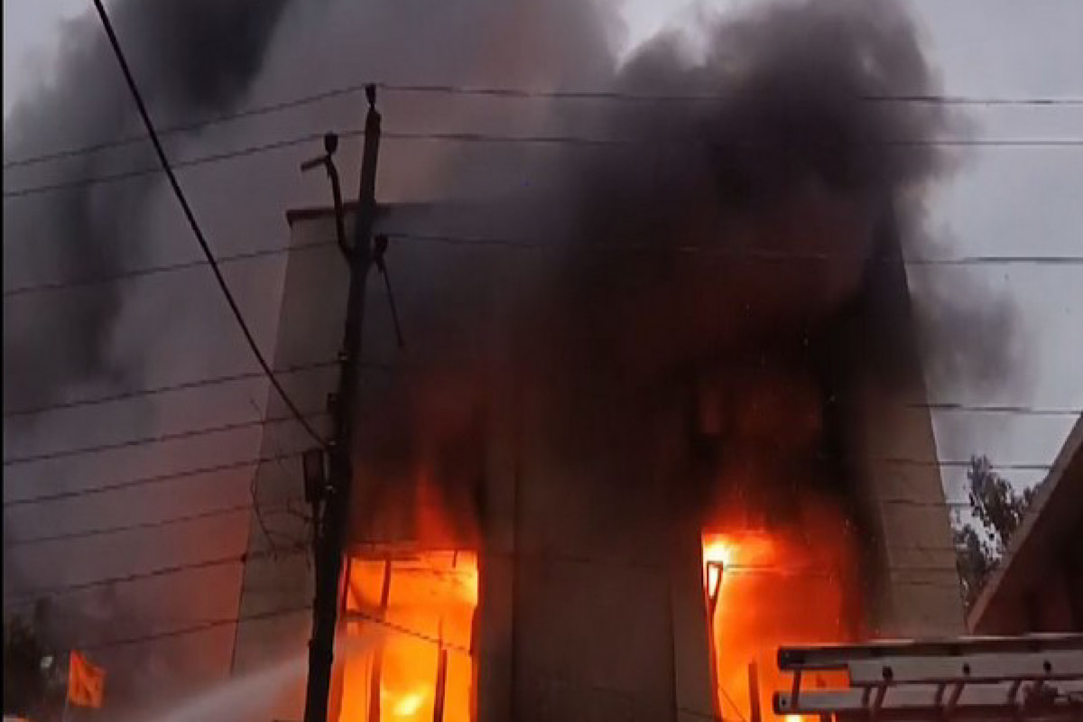 Fire breaks out at factory in UP’s Ghaziabad