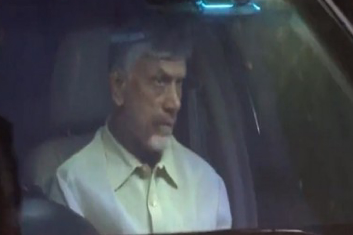 Vijayawada: CID produces Ex-Andhra CM Chandrababu Naidu before ACB court