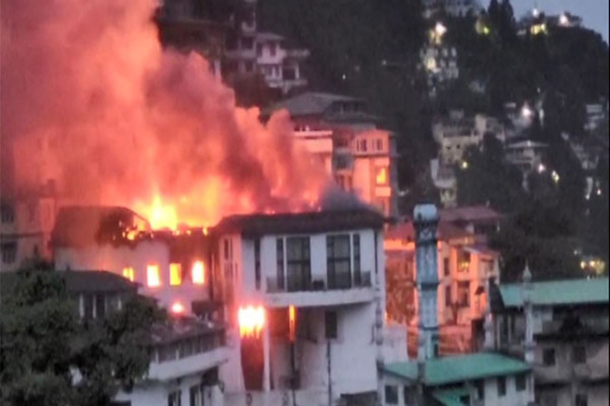 Uttarakhand: Fire breaks out at hotel in Mussoorie, no casualties reported