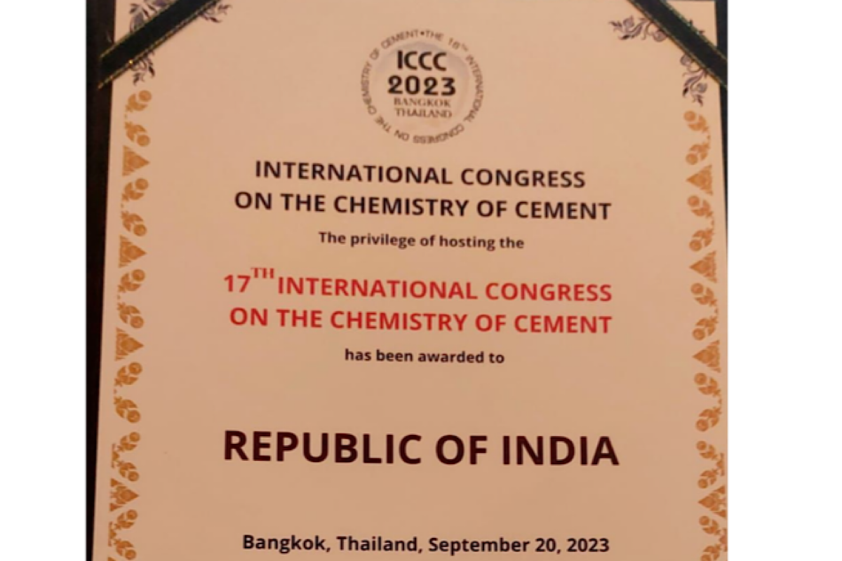 India pips Switzerland to win bid for hosting global meet on chemistry of cement