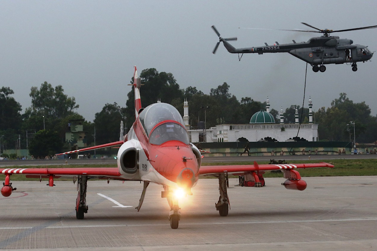 IAF showcases its operational capability in Jammu