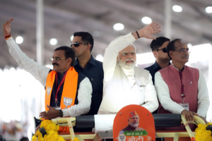 ‘We bow to Janta Janardan’: Modi after BJP set course for heartland victory