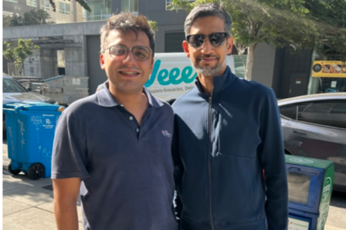 Bengaluru techie meets Sundar Pichai on streets of San Francisco