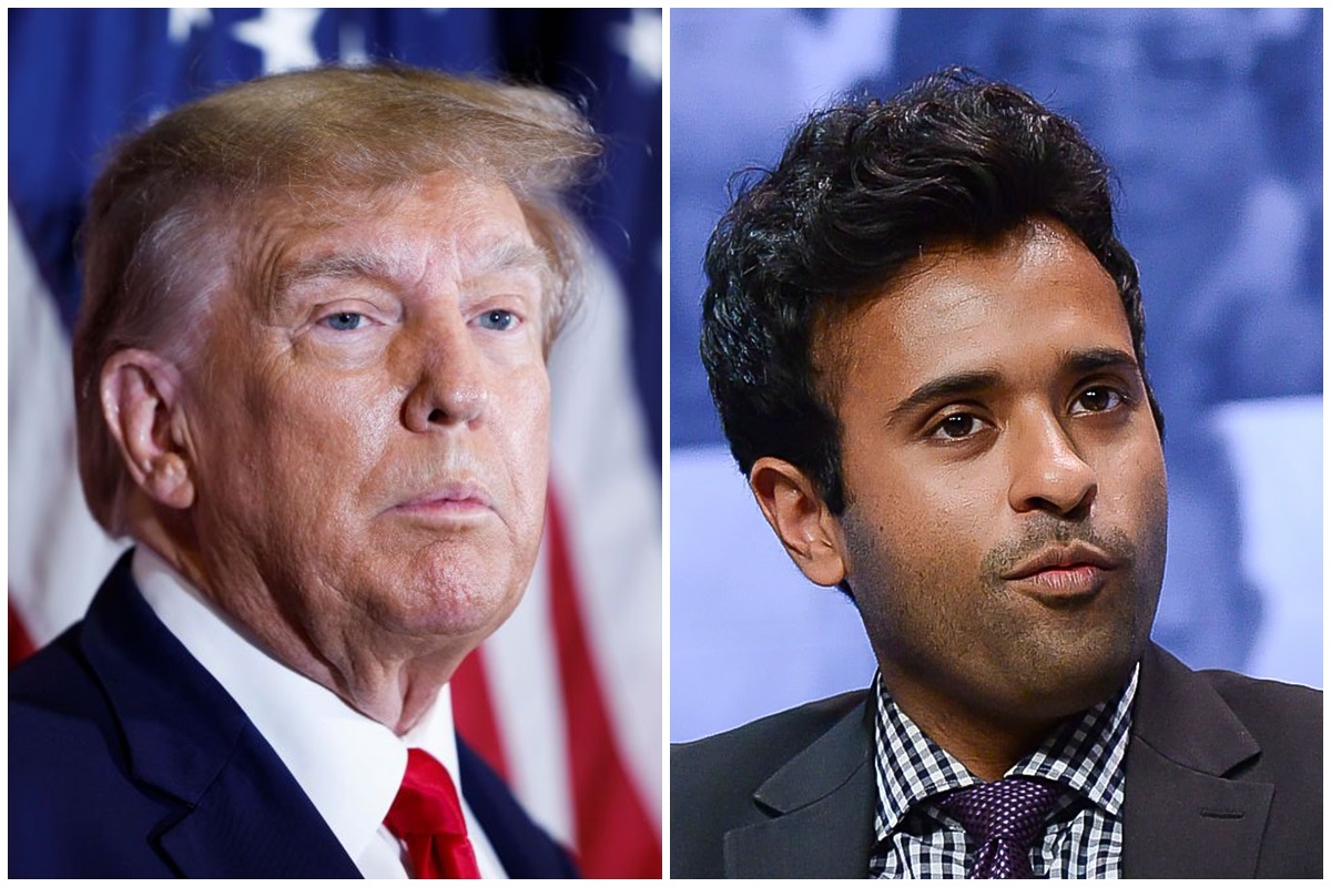 Trump leads GOP presidential race, Ramaswamy in second place