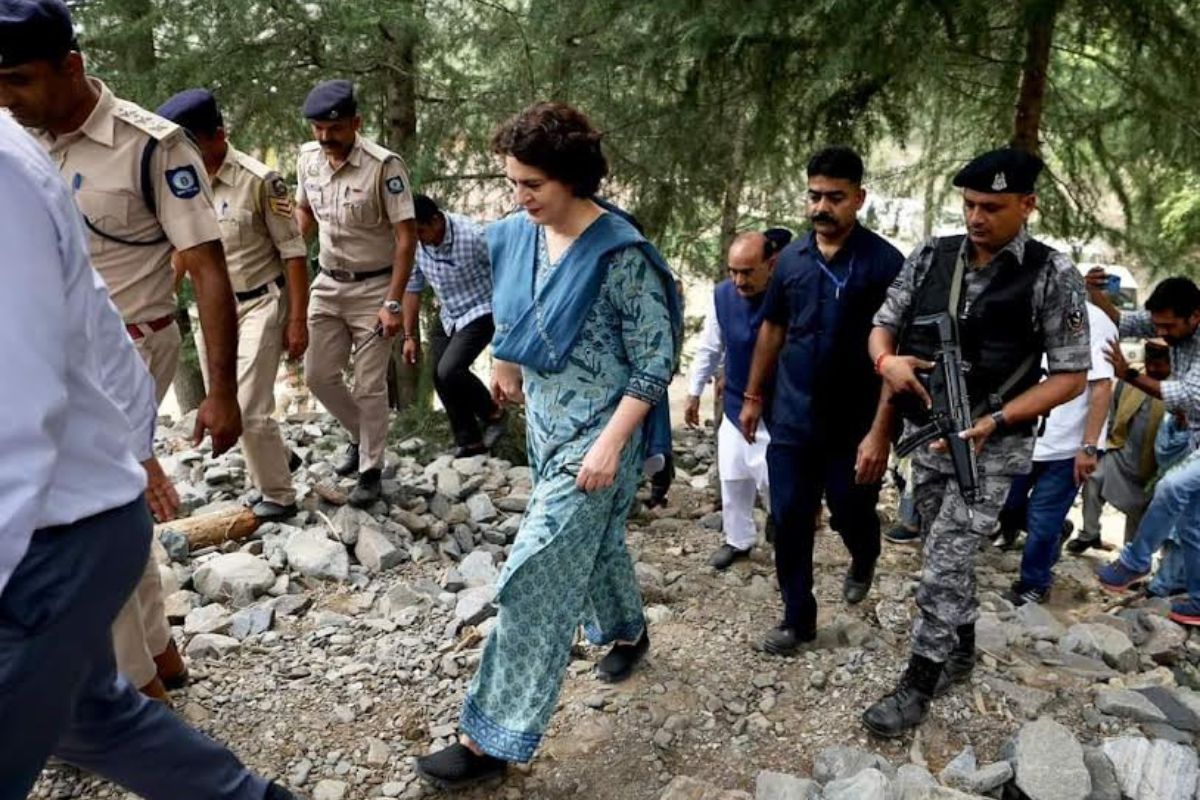 Priyanka urges Centre to declare Himachal’s calamity as National Disaster