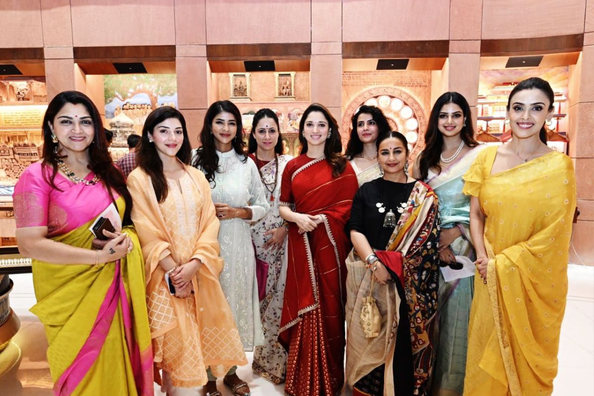 Tamannaah Bhatia, Divya Dutta, other women celebrities visit new Parliament building
