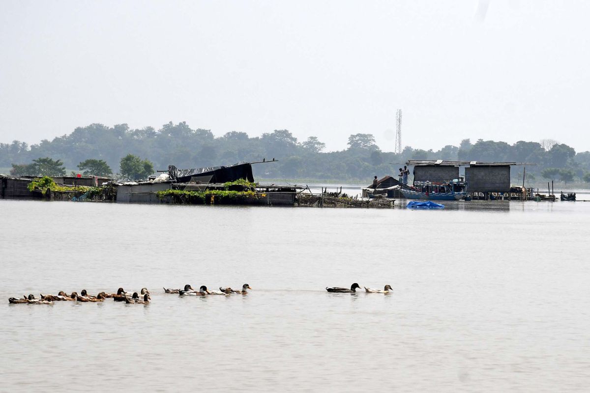 Floods situation in Assam grim, more than 4 lakh people affected