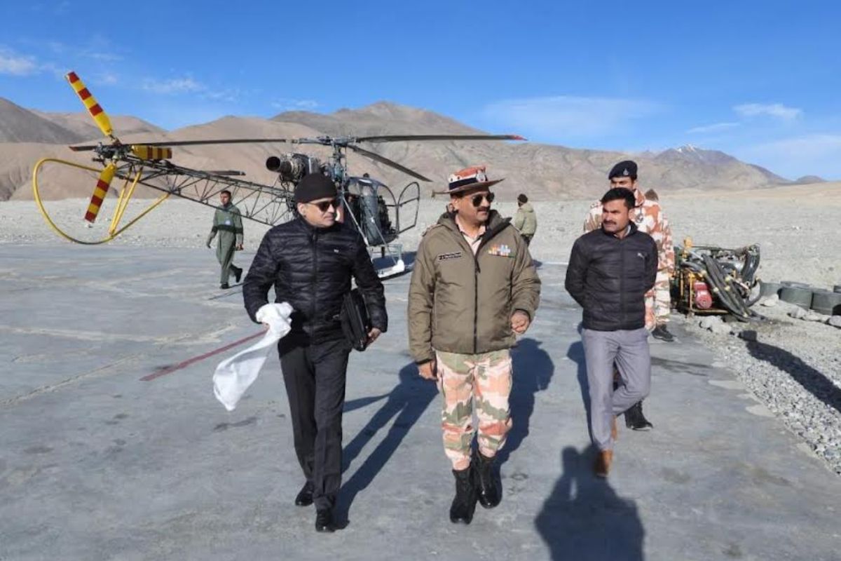 Top Home Ministry officer visits border villages in Ladakh