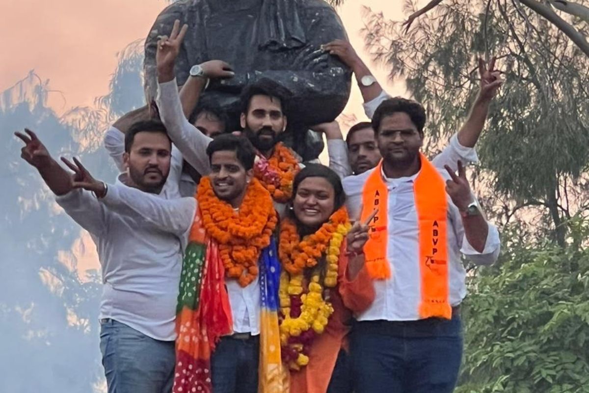 ABVP Dominates DUSU Elections: Sweeps 3 Key Positions, NSUI bags 1